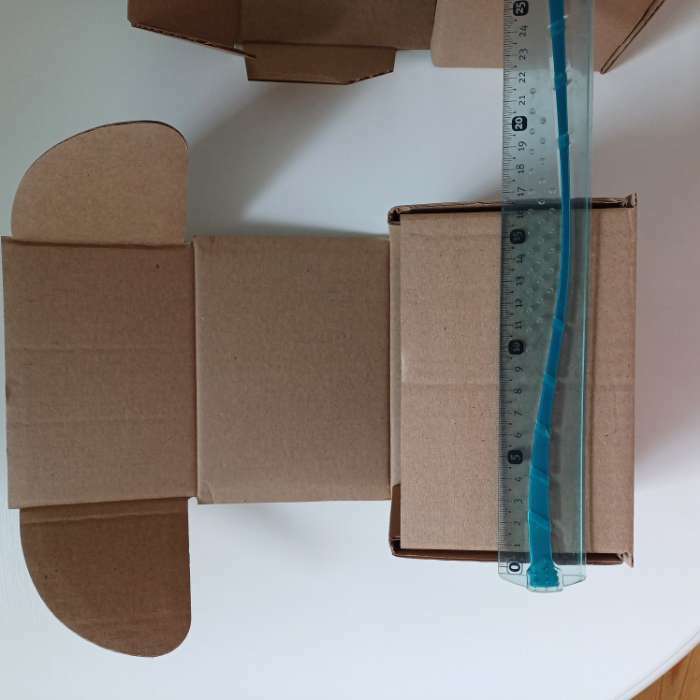 Фотография покупателя товара Коробка самосборная, бурая, 17 x 12 x 10 см - Фото 5