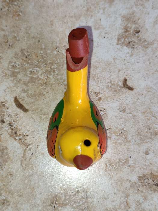 Фотография покупателя товара Свистулька керамическая "Птичка. Расписная", жёлтая - Фото 6