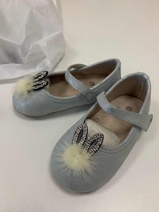 Фотография покупателя товара Туфли детские MINAKU, цвет серебро, размер 21 - Фото 1