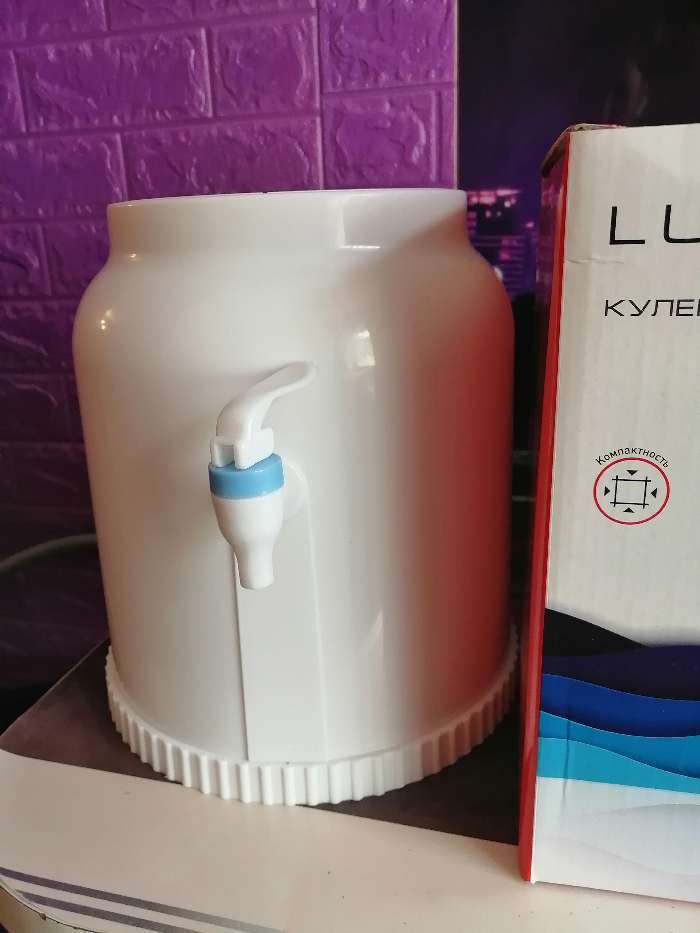 Фотография покупателя товара Кулер-водораздатчик Luazon, без нагрева и охлаждения, бутыль 11/19 л, белый