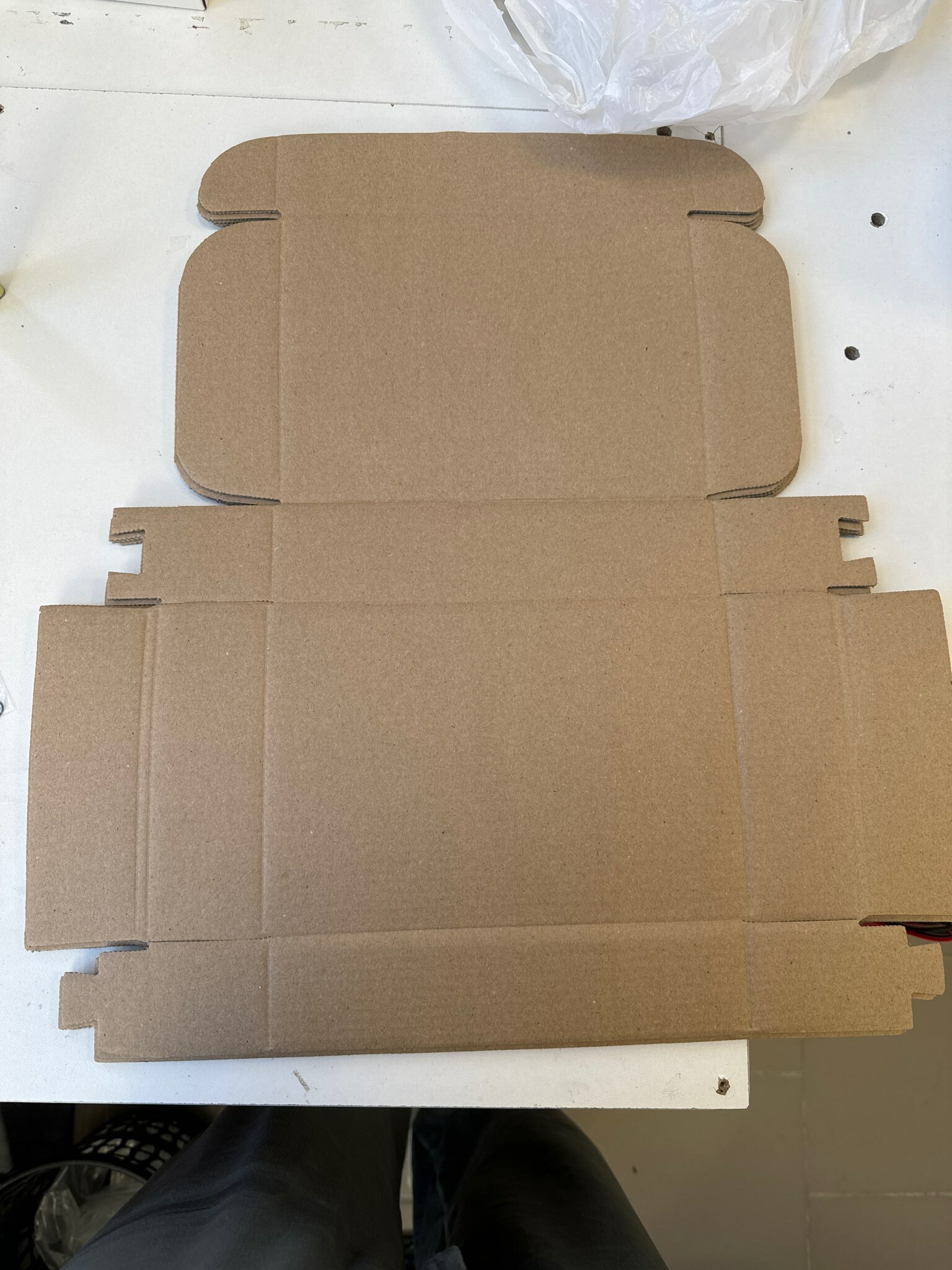 Фотография покупателя товара Коробка самосборная, белая, 21 х 15 х 5 см - Фото 1