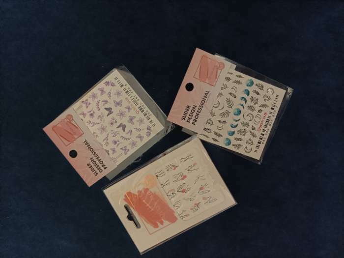 Фотография покупателя товара Слайдер - дизайн для ногтей «Нежная абстракция», фасовка 6 шт, разноцветный - Фото 1