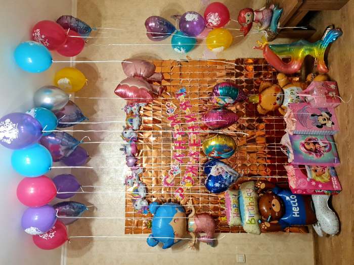 Фотография покупателя товара Шар воздушный «С Днем рождения!», 12 дюйм, латексный, 25 штук, Холодное сердце - Фото 3