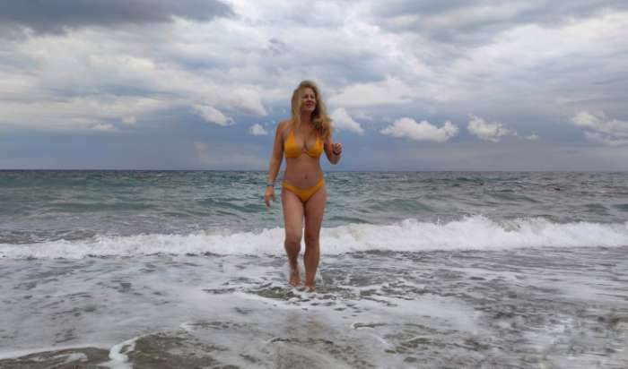 Фотография покупателя товара Купальник женский раздельный MINAKU «Summer fashion», размер 42, цвет зеленый - Фото 1