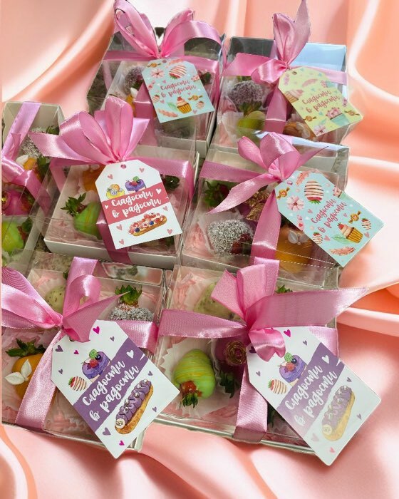 Фотография покупателя товара Шильдик флористический «Сладости», набор 6 шт., 7×5 см - Фото 1