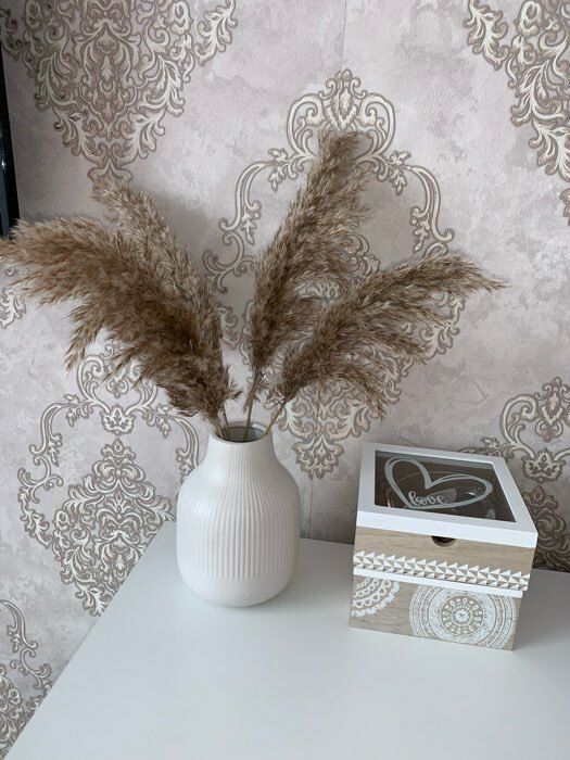 Фотография покупателя товара Сухоцветы «Камыш», h=80 см, (фасовка 5 шт., цена за 1 шт.), бежевые - Фото 9