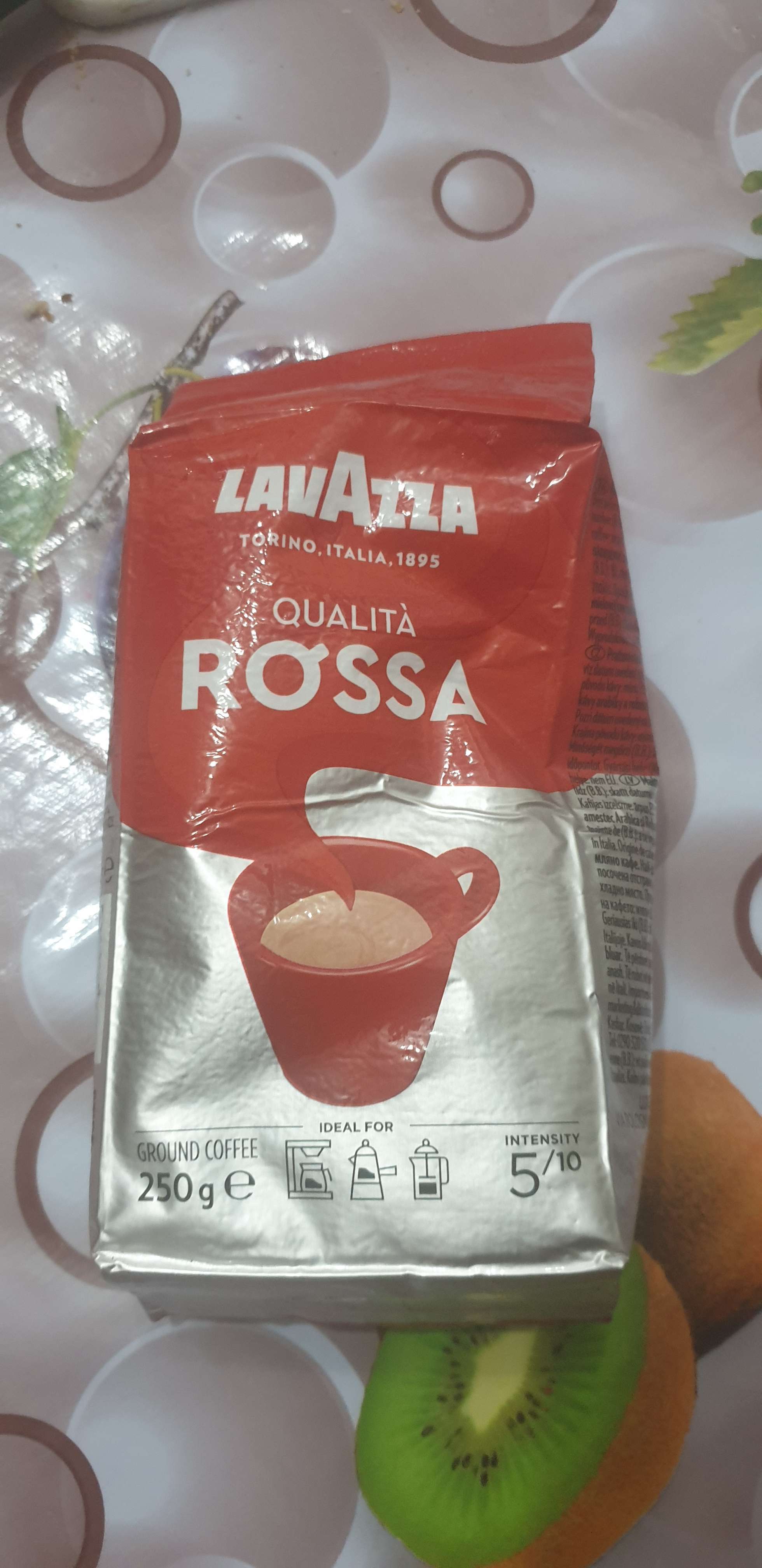Фотография покупателя товара Кофе молотый LAVAZZA Rossa, 250 г - Фото 1