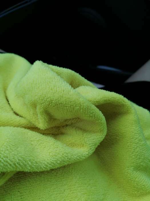 Фотография покупателя товара Тряпка для мытья авто, CARTAGE, микрофибра, 400 г/м², 20×30 cм, желто-серая - Фото 1