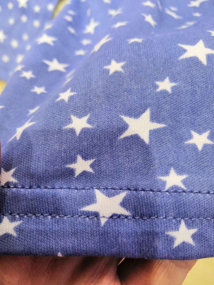 Фотография покупателя товара Платье для девочки, цвет синий/звёзды, рост 86 см - Фото 2