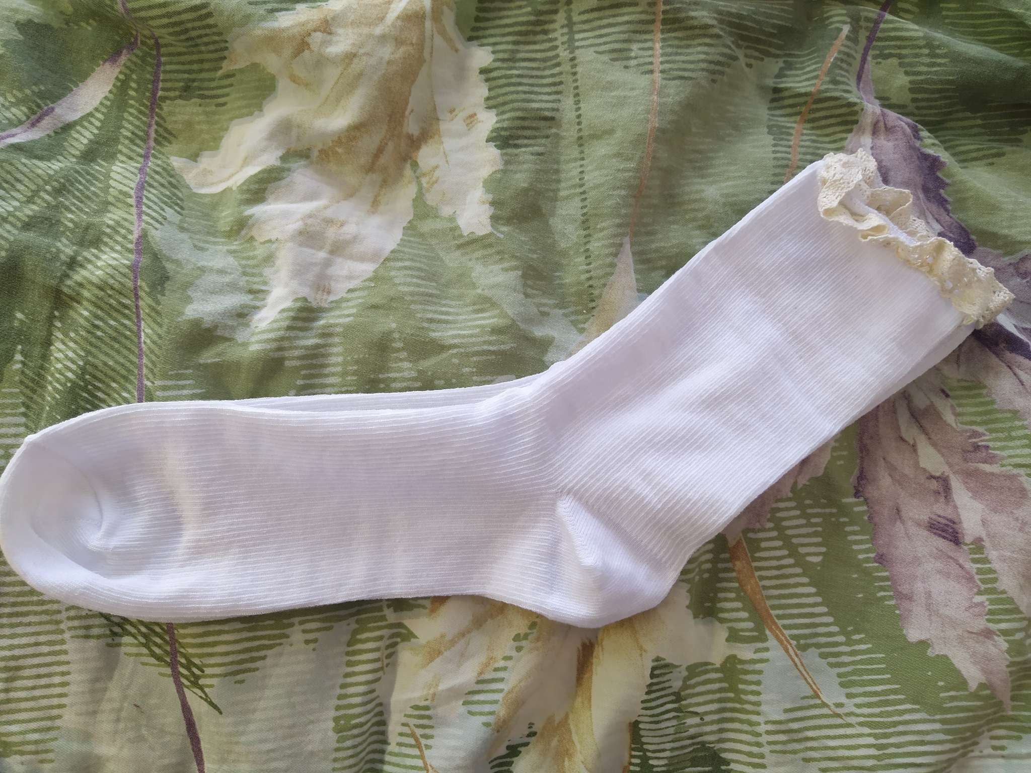 Фотография покупателя товара Носки женские MINAKU с рюшей цвет белый, р-р 36-39 (25-27 см) - Фото 1