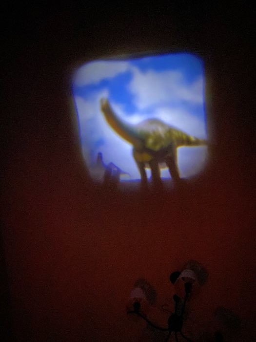 Фотография покупателя товара Проектор-фонарик «Эра динозавров», свет, цвета МИКС - Фото 6