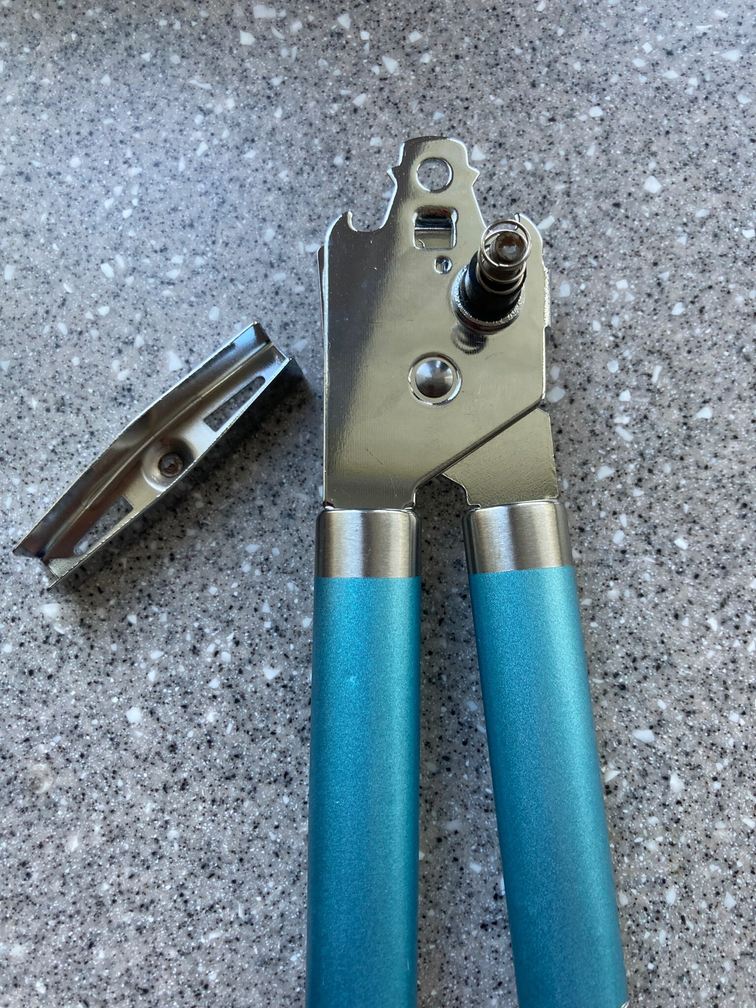 Фотография покупателя товара Нож консервный Доляна Lаgооnа, 19 см, нержавеющая сталь, цвет голубой металлик - Фото 8