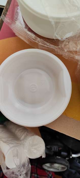 Фотография покупателя товара Тарелка одноразовая суповая "Белая" 350 мл