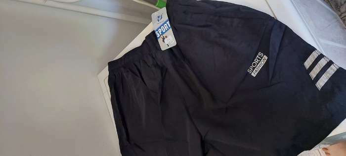 Фотография покупателя товара Шорты купальные мужские, цвет чёрный, размер 54 - Фото 1