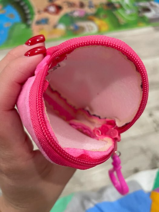 Фотография покупателя товара Кошелек детский для девочки на молнии, плюшевый круглый, 9х9 см, Щенячий патруль - Фото 2