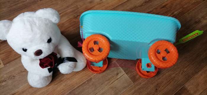 Фотография покупателя товара Тележка №3 с ручкой, МИКС - Фото 4