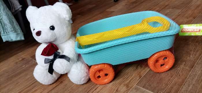 Фотография покупателя товара Тележка №3 с ручкой, МИКС - Фото 1