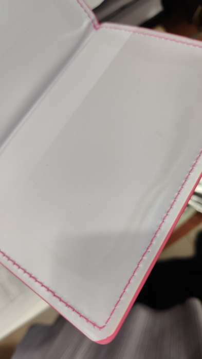 Фотография покупателя товара Обложка для паспорта «Розовый мрамор», искусственная кожа - Фото 2