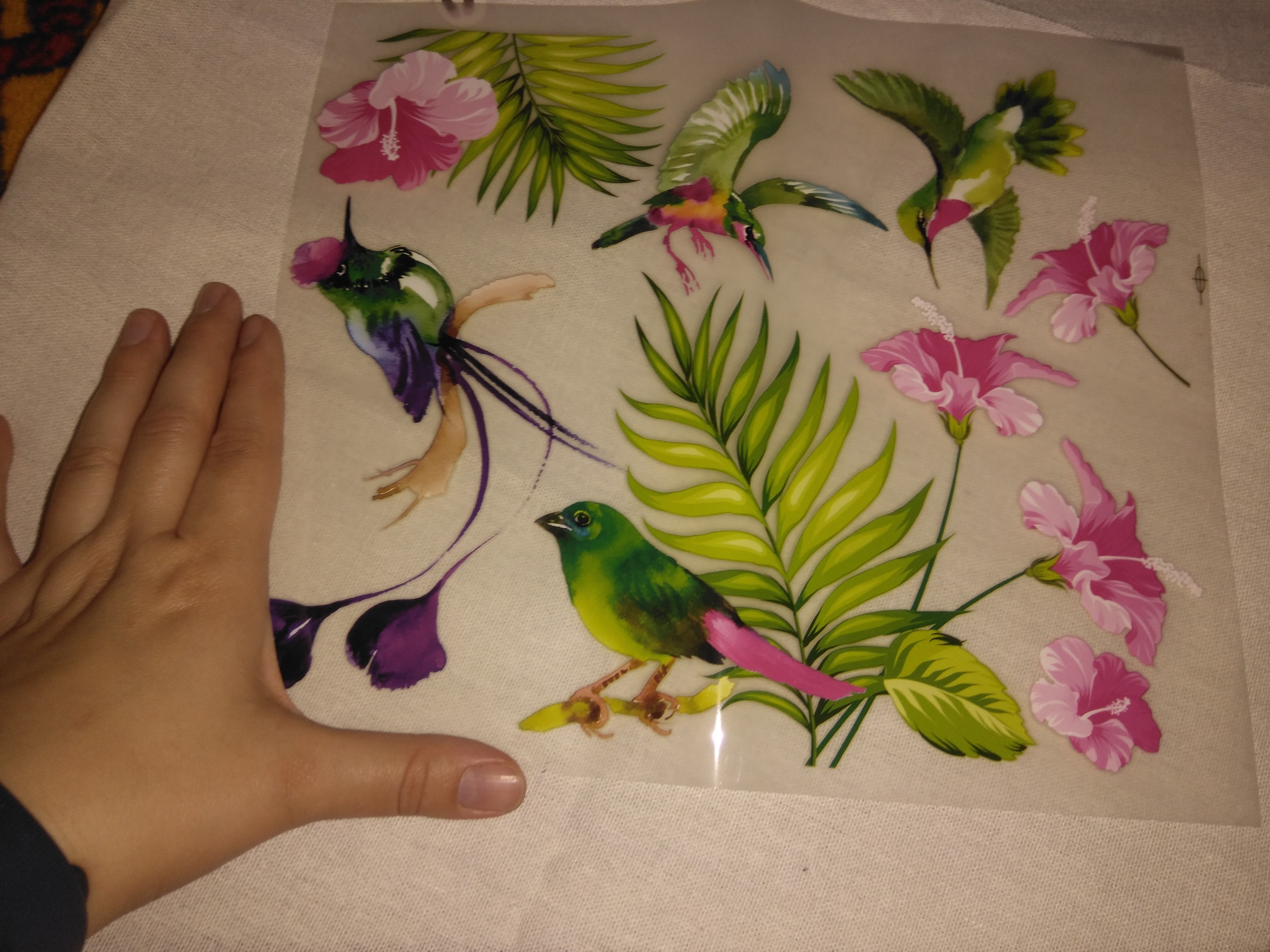 Фотография покупателя товара Интерьерная подушка «Райский сад», набор для шитья, 26 × 15 × 2 см