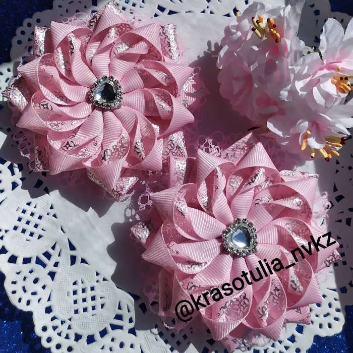 Фотография покупателя товара Лента репсовая с тиснением «Орнамент», 25 мм, 18 ± 1 м, цвет чёрный - Фото 1