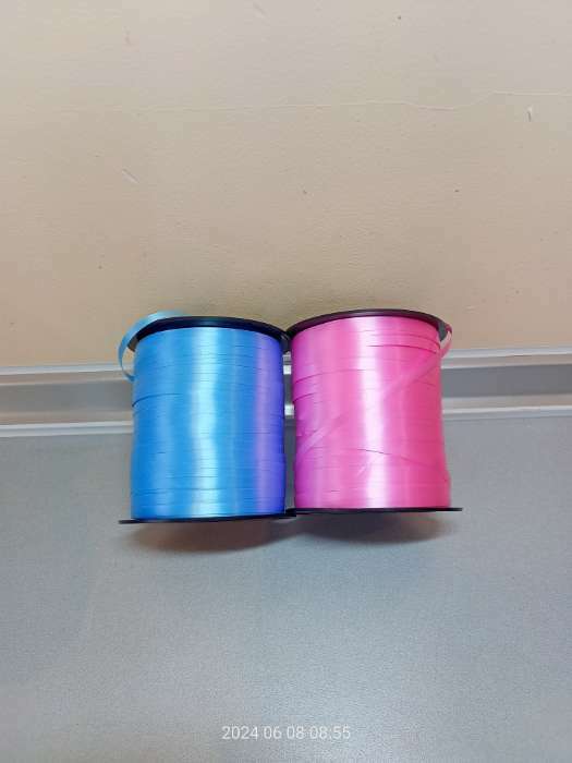 Фотография покупателя товара Лента упаковочная простая, цвет серебристый 0,5 см х 225 м - Фото 2