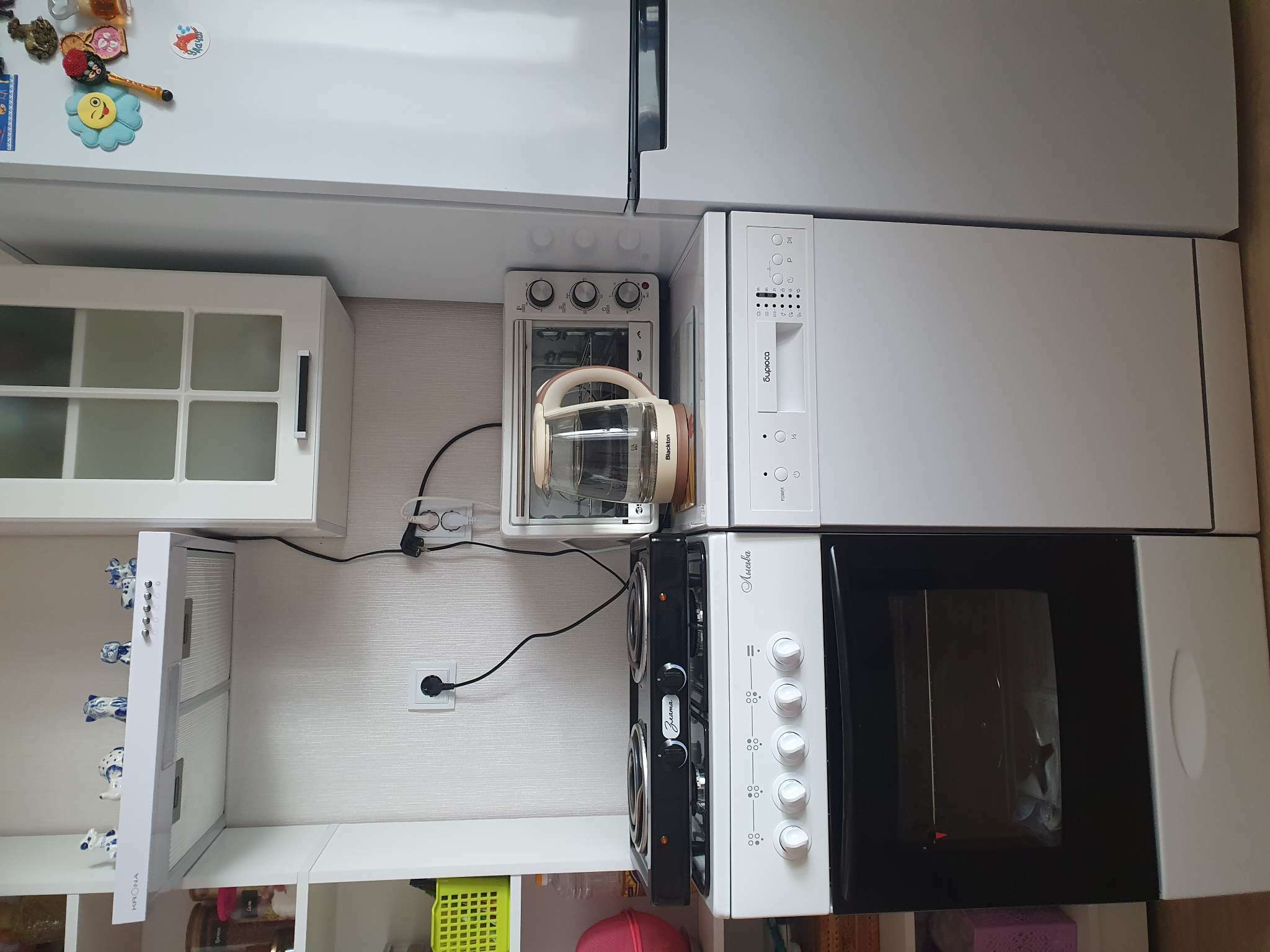 Фотография покупателя товара Посудомоечная машина «Бирюса» DWF-409/6 W, 9 комплектов, 6 программ, белая - Фото 4