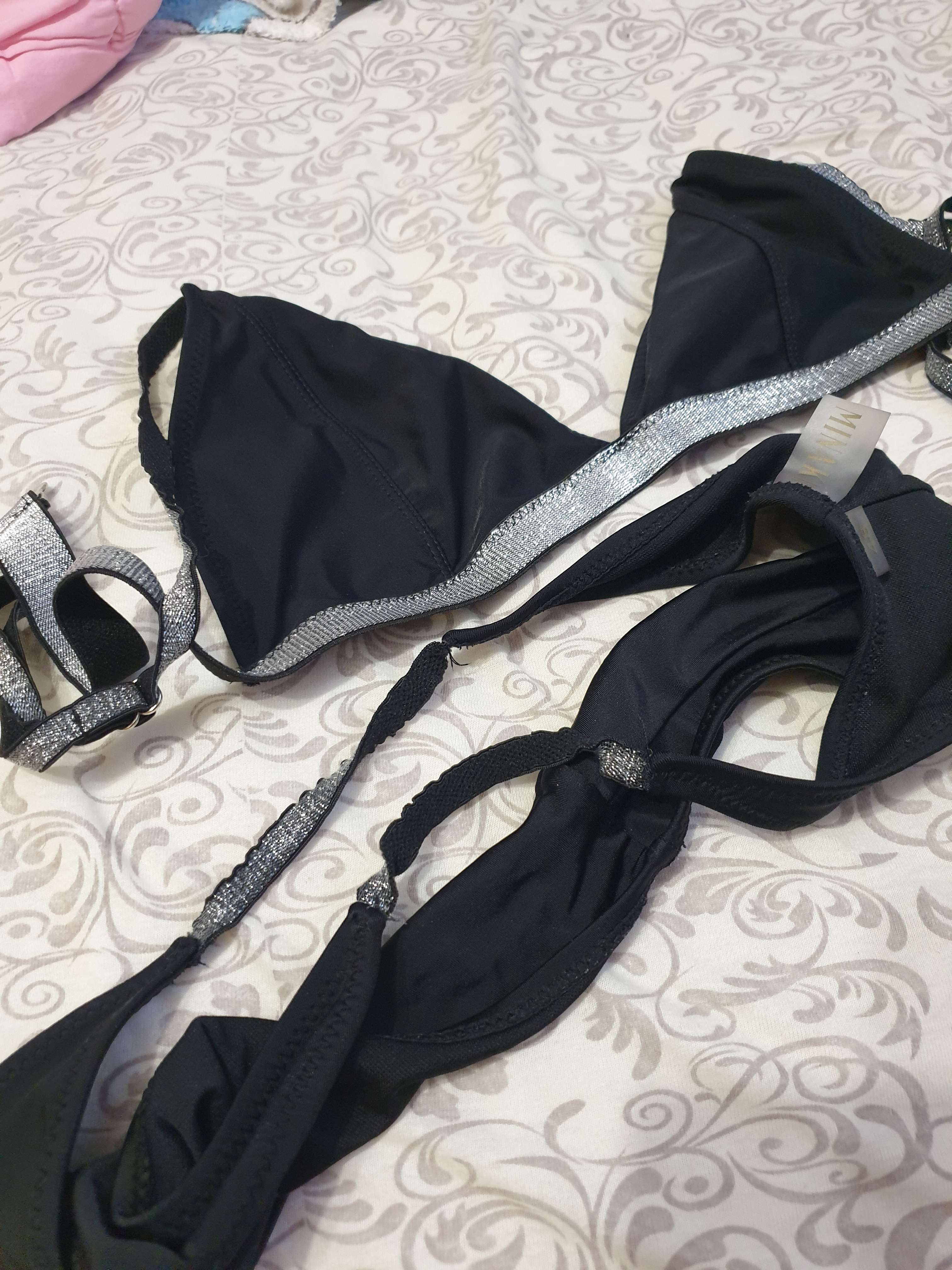 Фотография покупателя товара Купальник женский раздельный MINAKU "Silver", размер 44, цвет чёрный - Фото 1