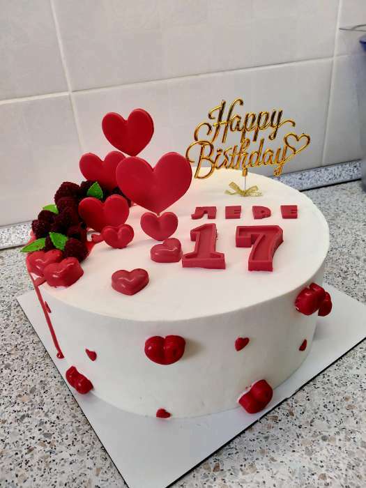 Фотография покупателя товара Топпер для торта «День рождения», золотой - Фото 9