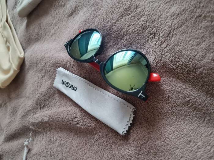 Фотография покупателя товара Очки солнцезащитные детские «OneSun. Панто», uv 380, МИКС - Фото 1