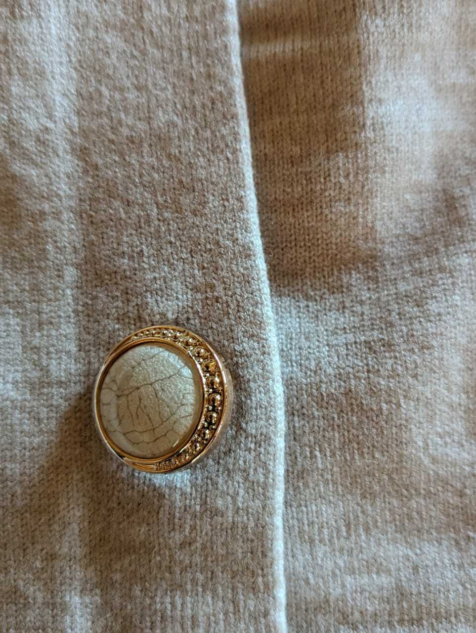 Фотография покупателя товара Набор декоративных пуговиц, d=25 мм, 12 шт., цвет перламутровый белый - Фото 1