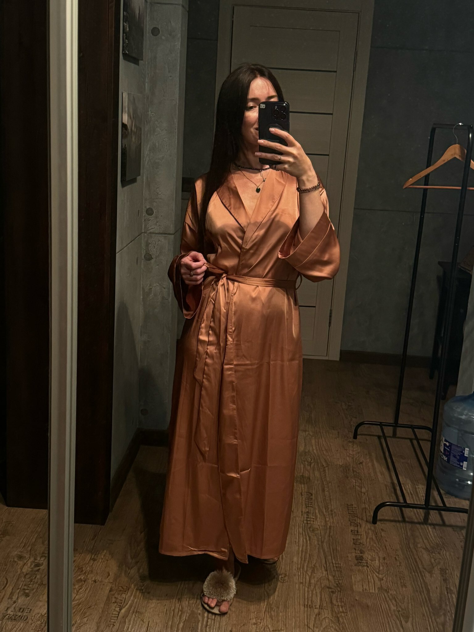 Фотография покупателя товара Халат женский KAFTAN Terracotta р.48-50 - Фото 1