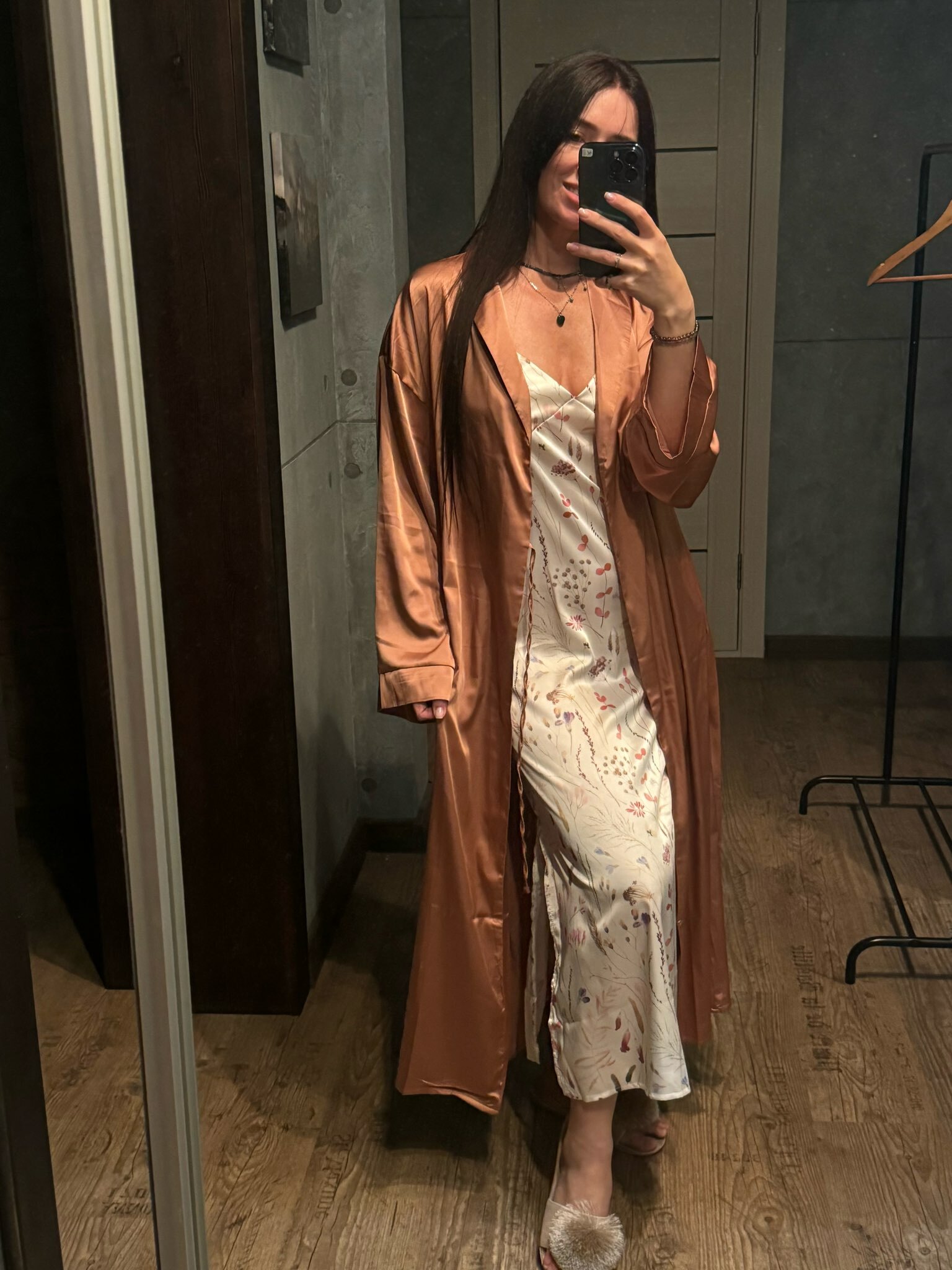 Фотография покупателя товара Халат женский KAFTAN Terracotta р.48-50 - Фото 2