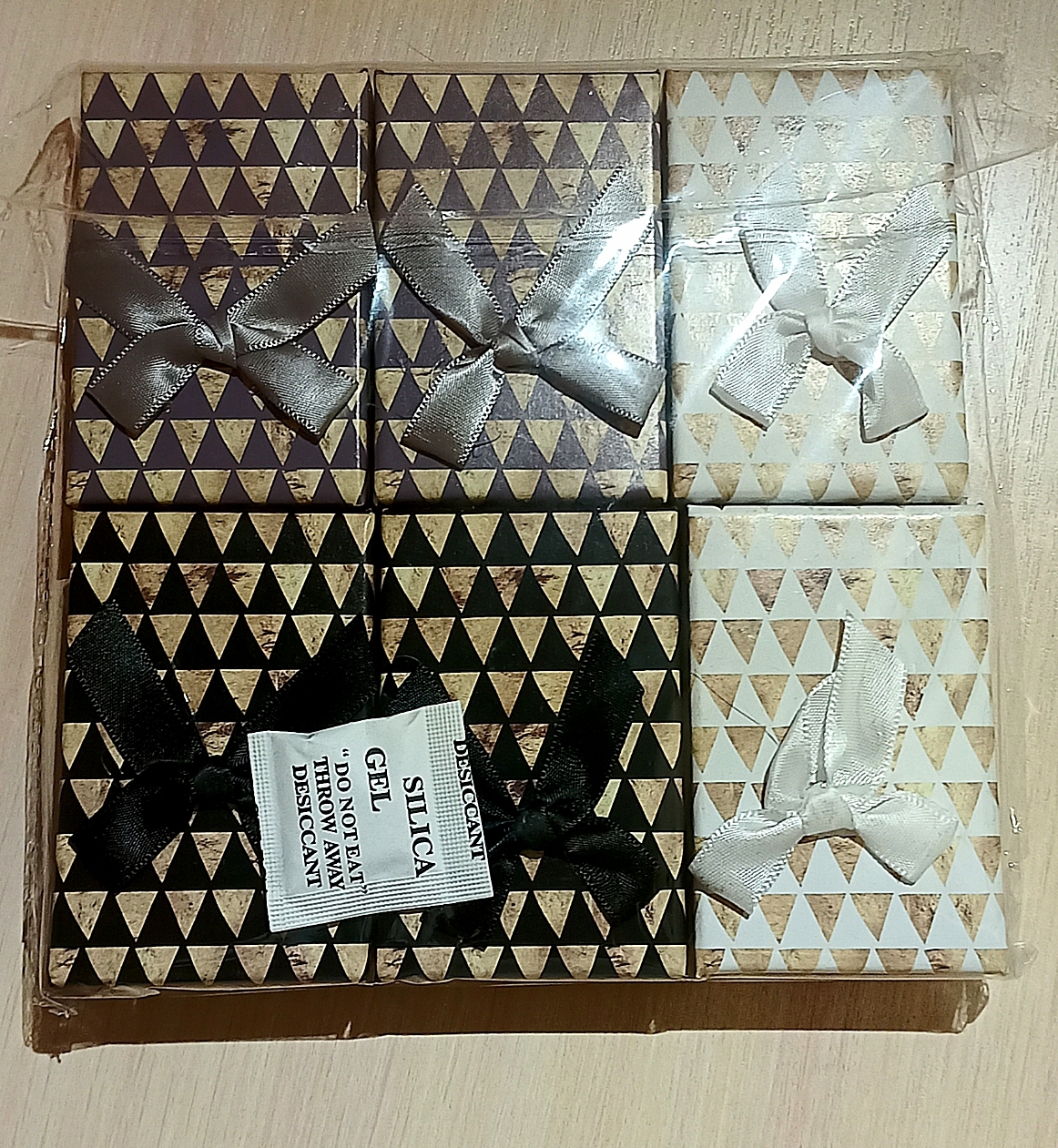 Фотография покупателя товара Коробочка подарочная под набор «Треугольники», 5×8 (размер полезной части 4,8×7,8 см), цвет МИКС
