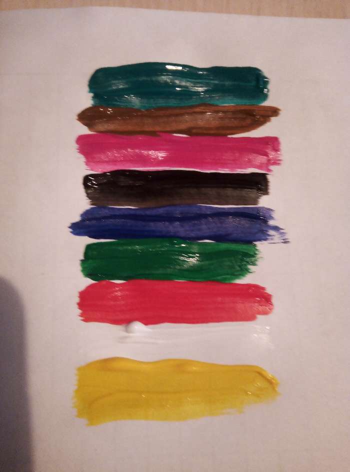 Фотография покупателя товара Краска акриловая, набор 9 цветов х 20 мл, Гамма "Хобби", морозостойкая, глянцевая, 3012197