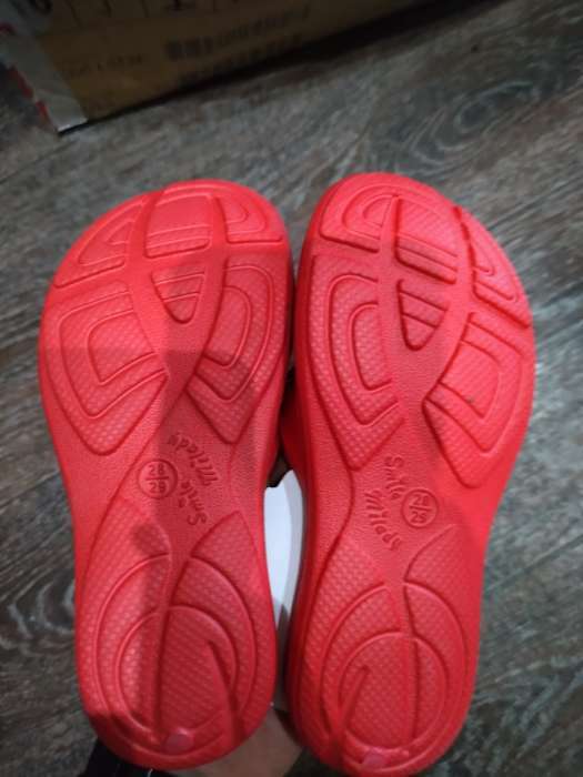 Фотография покупателя товара Сланцы детские пляжные Smile of Milady, размер 32-33, красные - Фото 1