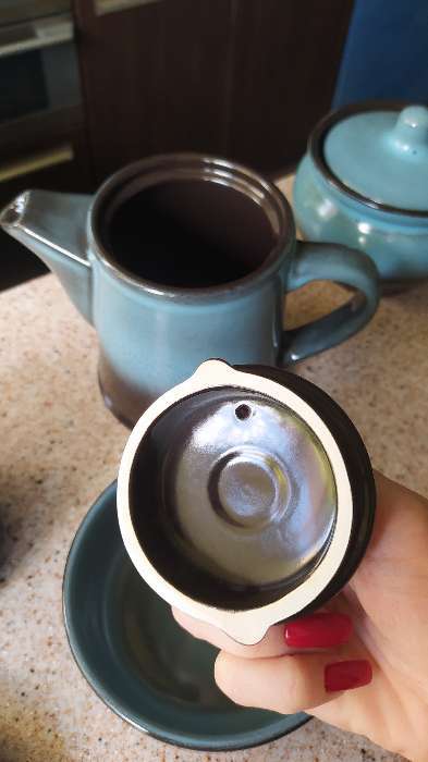 Фотография покупателя товара Чайник фарфоровый Antica perla, 500 мл, h=14,5 см - Фото 10