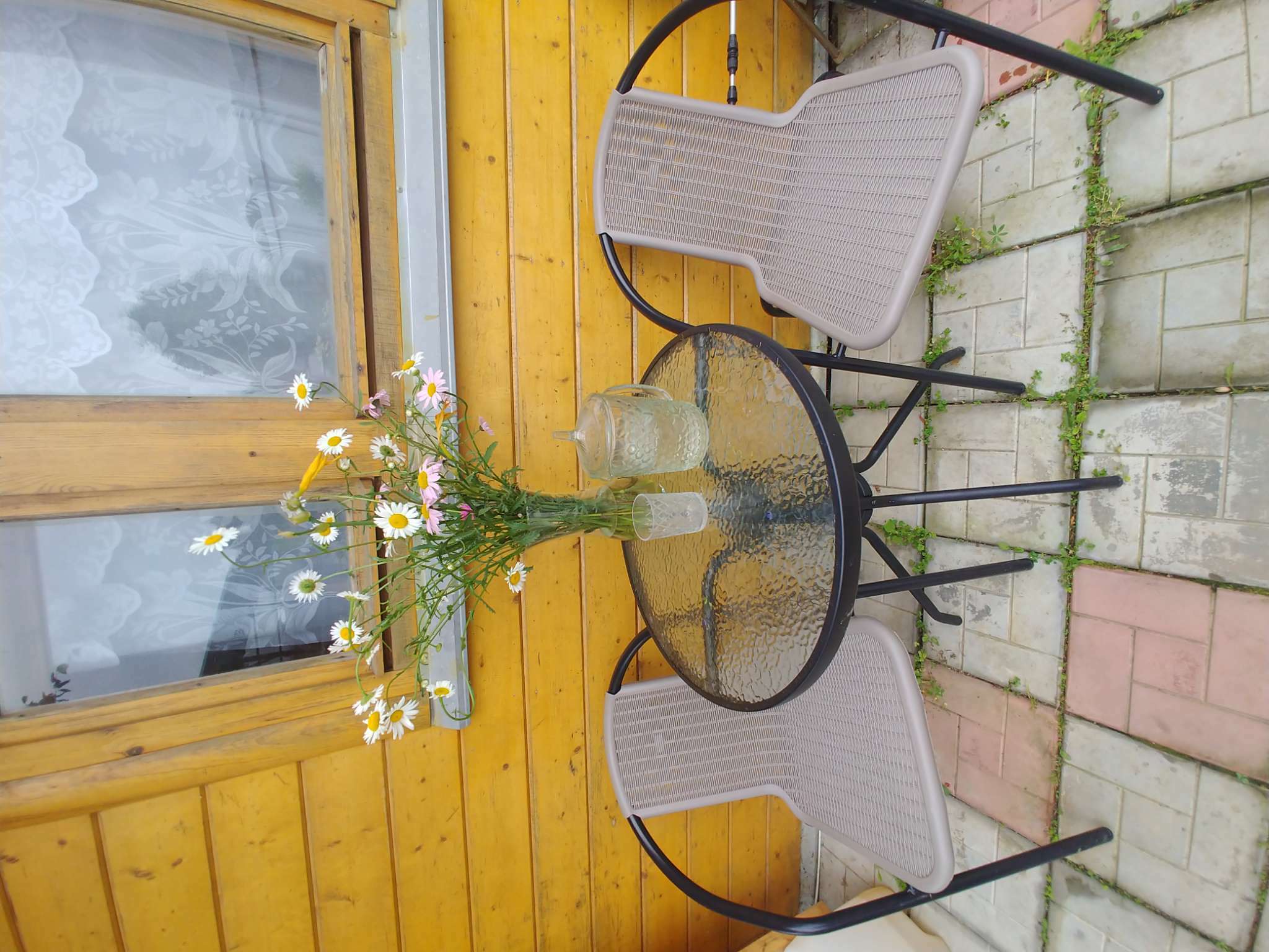 Фотография покупателя товара Набор садовой мебели: 2 стула, 53 х 61 х 73 см, каркас 24 х 0.8 мм, до 100 кг, бежевый - Фото 1