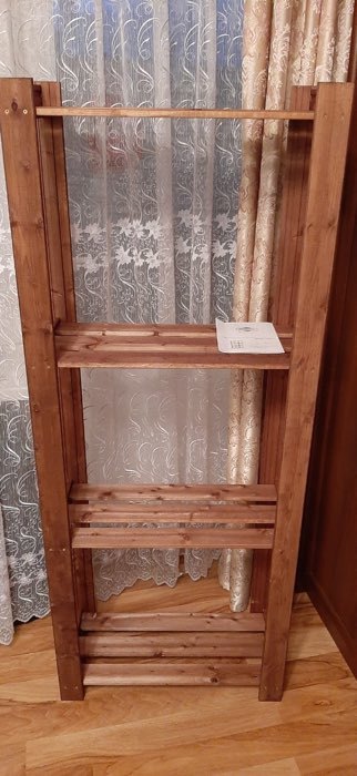Фотография покупателя товара Стеллаж деревянный "Альфа", 64×28×159см - Фото 71