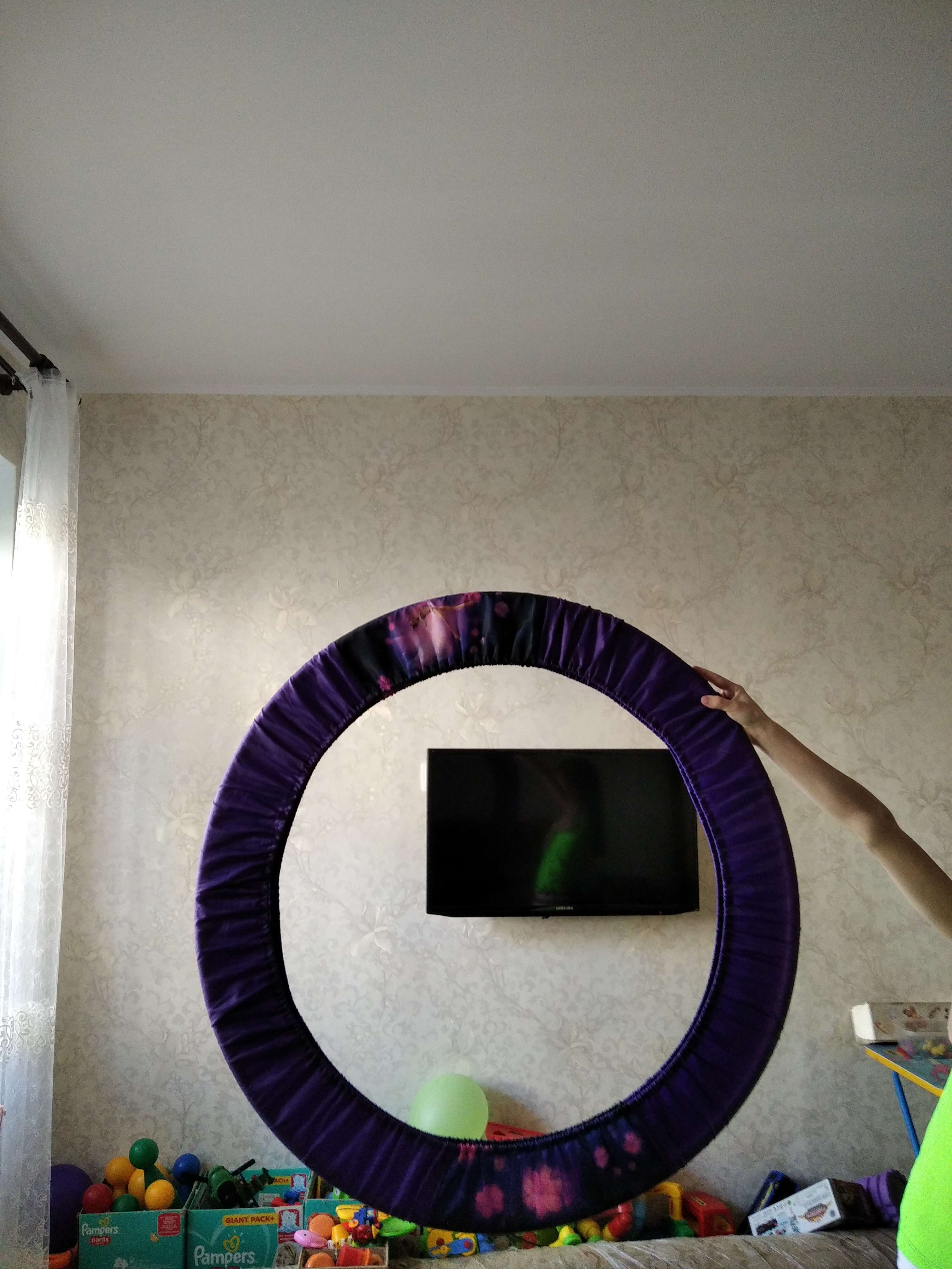Фотография покупателя товара Чехол для обруча 309 S-033, фиолетовый/сиреневый - Фото 1