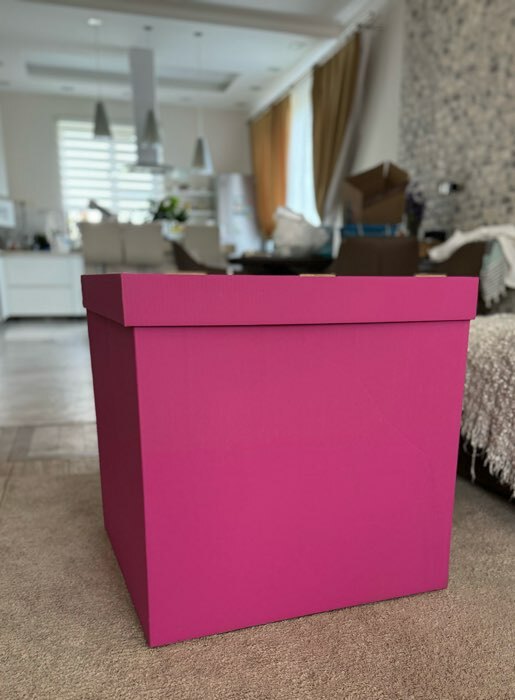 Фотография покупателя товара Коробка для воздушных шаров, 60×60×60 см - Фото 4