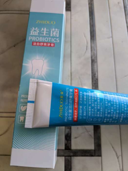 Фотография покупателя товара Зубная паста с пробиотиками «Отбеливание и свежесть», 100 г - Фото 2
