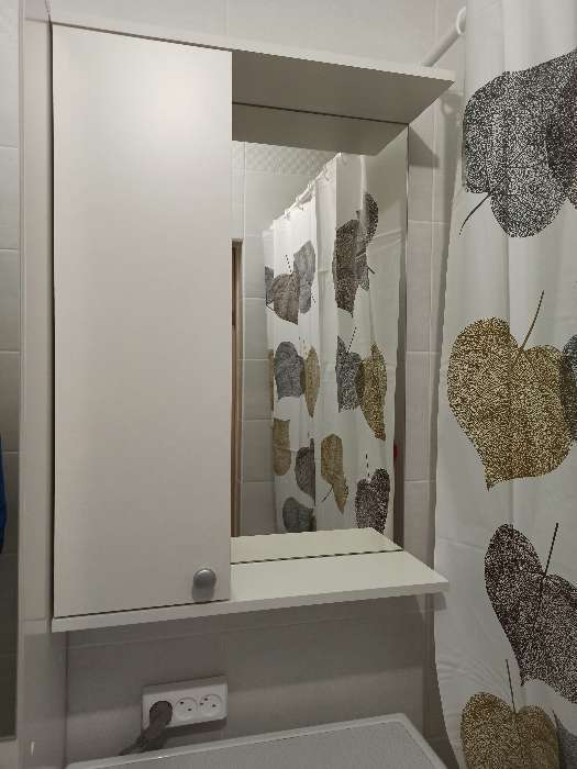 Фотография покупателя товара Зеркало-шкаф для ванной комнаты 60, универсальный, 83,2 см х 60 см х 18 см - Фото 2