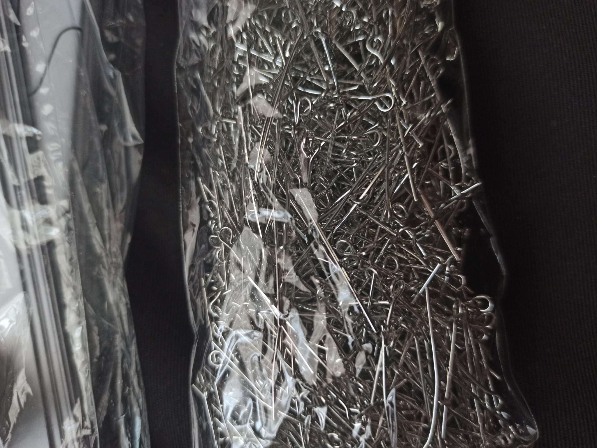 Фотография покупателя товара Штифт с петлёй СМ-1083, 3 см, упаковка 100 г, цвет серебро