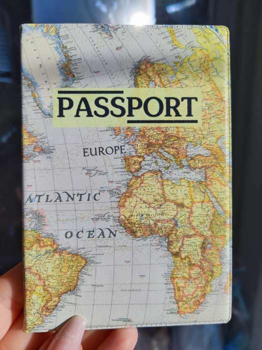 Фотография покупателя товара Обложка для паспорта, цвет белый - Фото 1