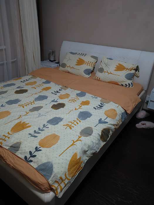 Фотография покупателя товара Постельное бельё 2-спальное «Этель» Autumn flowers, бязь - Фото 4