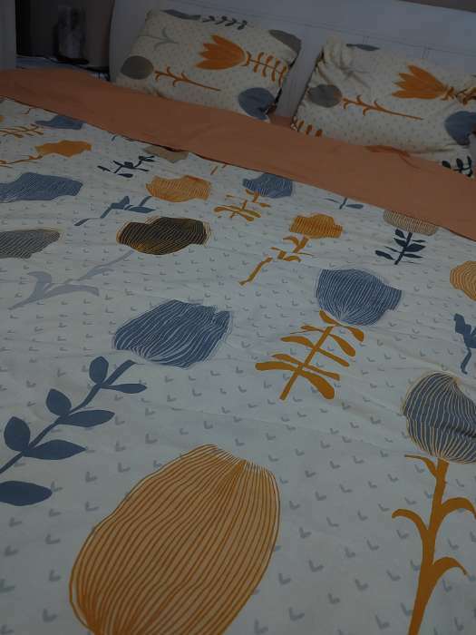 Фотография покупателя товара Постельное бельё 2-спальное «Этель» Autumn flowers, бязь - Фото 1