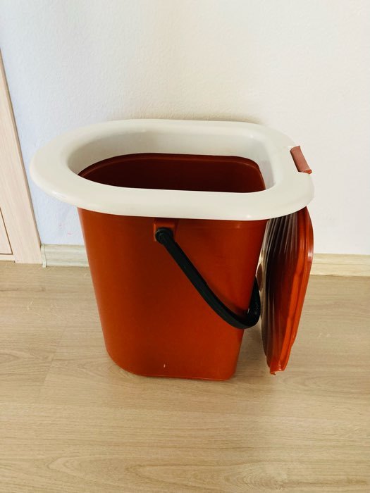 Фотография покупателя товара Ведро-туалет, 18 л, съёмный стульчак, коричневый - Фото 3