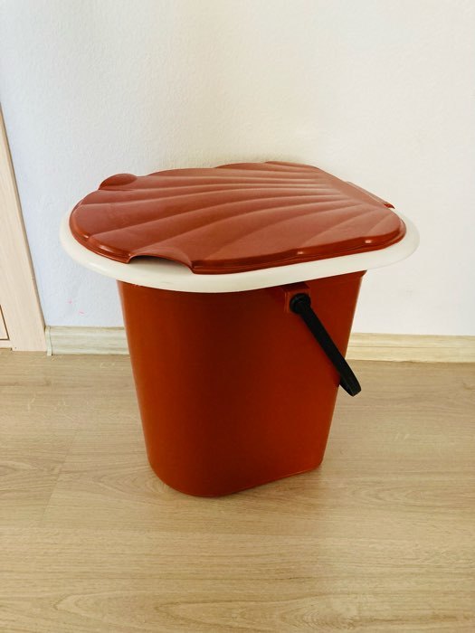 Фотография покупателя товара Ведро-туалет, 18 л, съёмный стульчак, коричневый