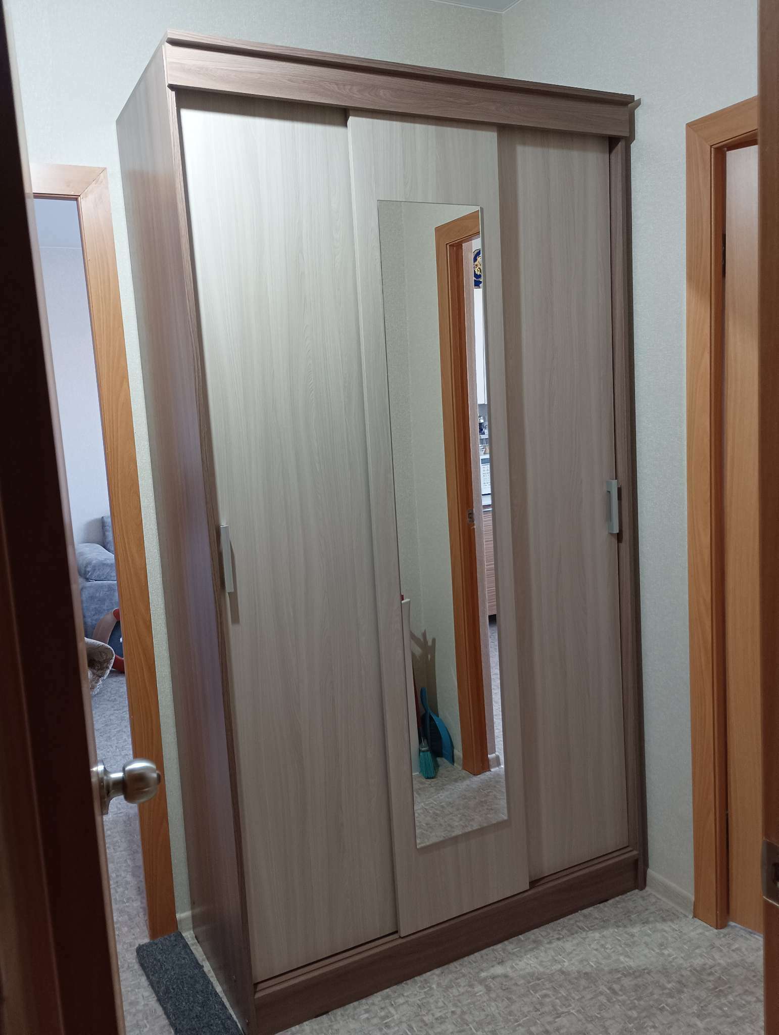 Фотография покупателя товара Шкаф-купе «Эко», 1200×565×2200 мм, венге/лоредо - Фото 5