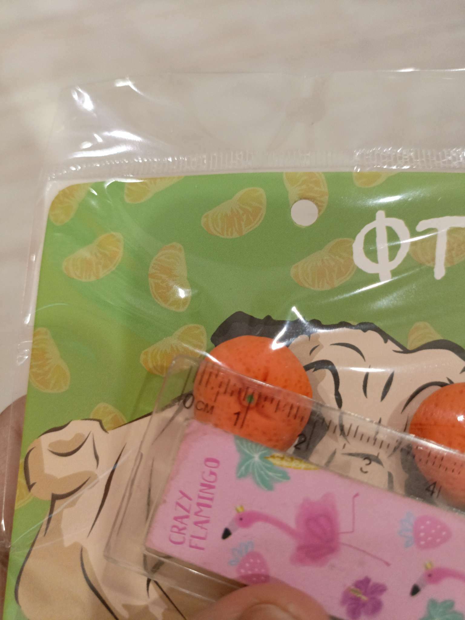 Фотография покупателя товара Серьги пластик «Мандарин», цвет оранжевый в серебре - Фото 1